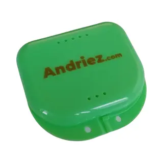 Beugelbakje - Groen - Gebitsbakje Beugeldoosje - Prothese Bakje - Gebittenbakje - Andriez