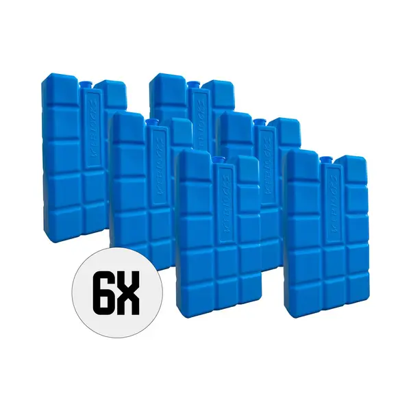 Dula Koelelementen Voor Koelbox - Blauw - 6 Stuks - 400 Gram - 16x9x3, 2cm thumbnail