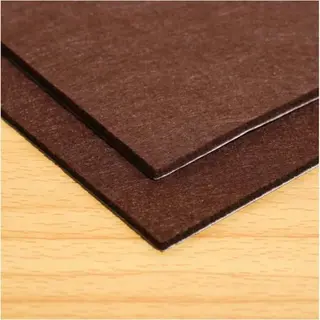 Fsw-Products - Zelfklevend Vilt Vel Bruin - 30 X 20 Cm - 3 Mm Dik - Viltjes - Vloerglijders - Meubelvilt - Anti-krasvilt - Plakvilt - Knipvilt -