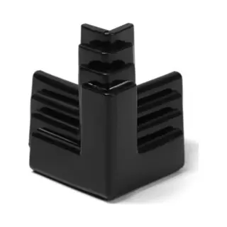 Fsw-Products - Hoekbescherming Voor Tafelhoek Zwart - 4 Stuks - Hoekbeschermer - Zelfklevend - Deurstoppers - Stootdoppen