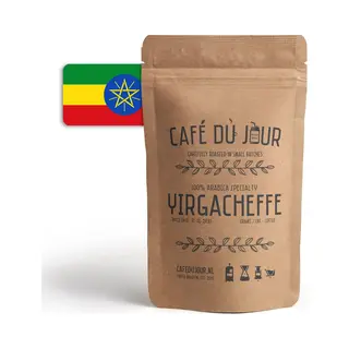 Café Du Jour 100% Arabica Specialiteit Yirgacheffe 1 Kilo Vers Gebrande Koffiebonen