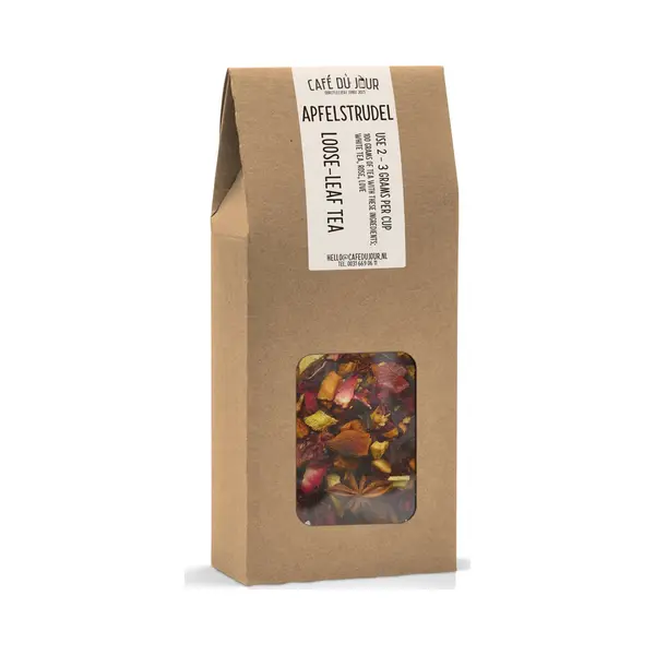 Apfelstrudel - Vruchtenthee 100 Gram - Café Du Jour Losse Thee thumbnail