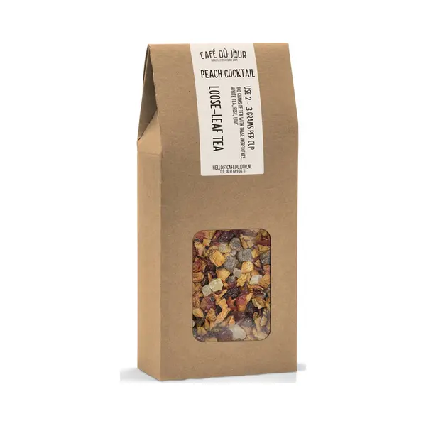 Peach Cocktail - Vruchtenthee 100 Gram - Café Du Jour Losse Thee thumbnail