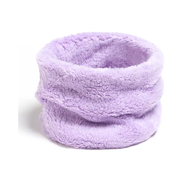 Teddy / Fleece Nekwarmer - Colsjaal | Lila | Polyester | One Size | Fashion Favorite thumbnail