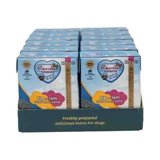 12x Renske Vers Puppy Tetra Hondenvoer Nat Kip Met Lam 375 Gr