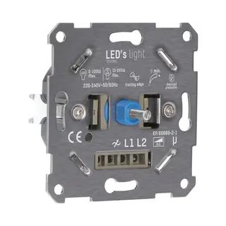 Led's Light Drehdimmer 191011 Led-Dimmer, Für Led 2-100W Halogen 10-250W Markenkompatibel