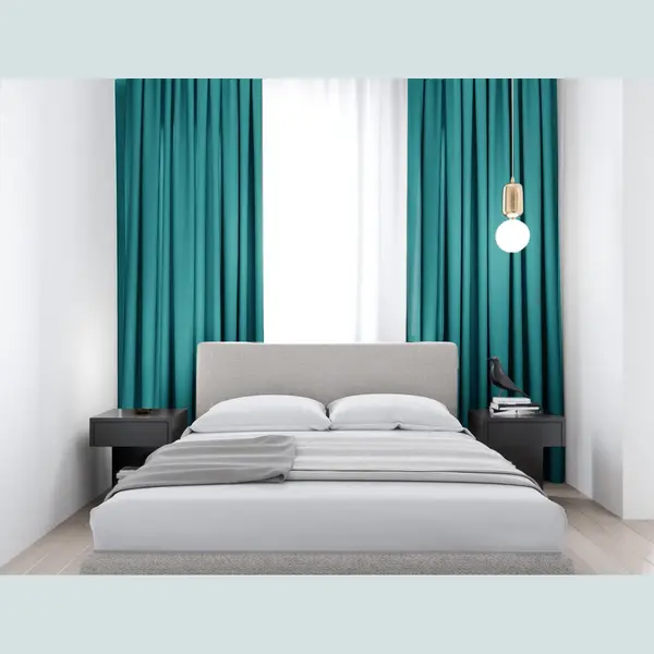 Maroyathome Elsa - Gordijn - Verduisterend - Met Plooiband - Kant-en-klaar - 150x250 Cm - 150 Cm Breedte En 250 Cm Lengte - Groen - 1 Stuk thumbnail