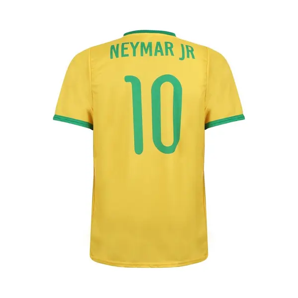 Kingdo Brasilien Neymar Fußballtrikot - Kinder Und Erwachsene - Jungen - Sportsachen - Geschenk - Sport T Shirt - Sportbekleidung - Größe M thumbnail