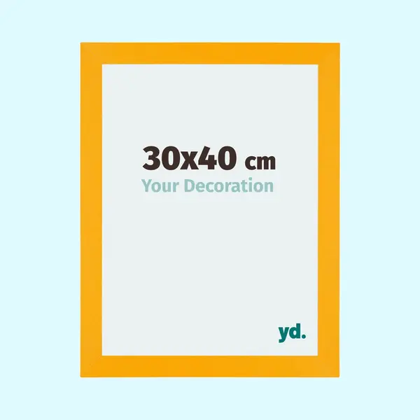 Yd. Your Decoration - Bilderrahmen 30x40 Cm - Gelb - Billderrahmen Aus Mdf Mit Acrylglas - Antireflex - 30x40 Rahmen - Mura thumbnail