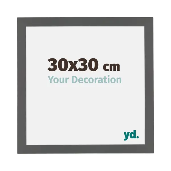 Your Decoration Fotokader 30x30 Cm - Antraciet - Mdf - Mura thumbnail