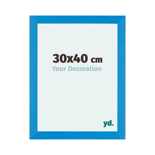 Your Decoration Fotokader 30x40 Cm - Helder Blauw - Mdf - Mura