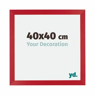 yd. Your Decoration - Fotolijst 40x40 Cm - Mdf - Rood - Mura