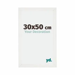 Your Decoration Fotokader 30x50 Cm - Wit Geveegd - Mdf - Mura