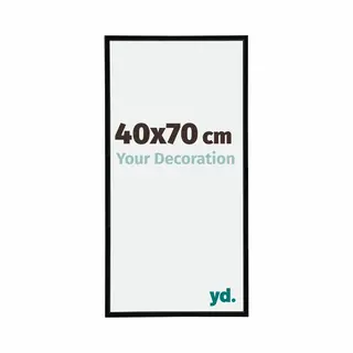 yd. Your Decoration - Fotolijst 40x70 Cm - Kunststof - Zwart Hoogglans - Annecy