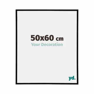 Your Decoration Fotokader 50x60 Cm - Zwart Hoogglans - Kunststof - Annecy