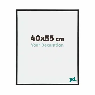 yd. Your Decoration Fotokader 40 X 55 Cm, Zwart Mat, Fotokader Van Kunststof Met Acrylglas, Ontspiegeld, Kader, 40 X 55 Cm, Annecy