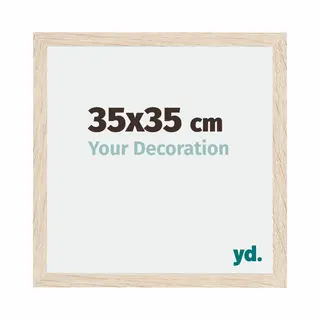 Yd. Your Decoration - Bilderrahmen 35x35 Cm - Eiche - Bilderrahmen Aus Mdf Mit Acrylglas - Antireflex - 35x35 Rahmen - Catania