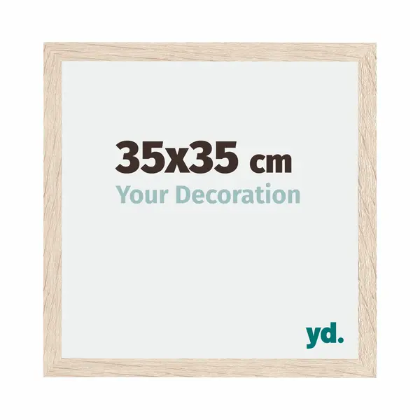 Yd. Your Decoration - Bilderrahmen 35x35 Cm - Eiche - Bilderrahmen Aus Mdf Mit Acrylglas - Antireflex - 35x35 Rahmen - Catania thumbnail