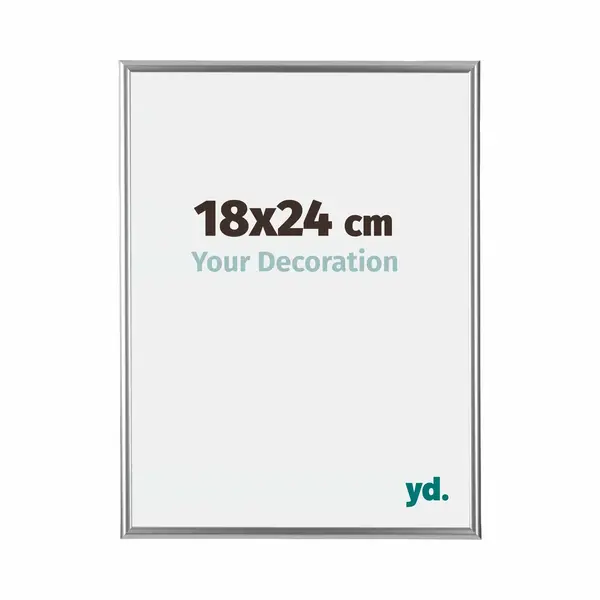 Your Decoration Fotokader 18x24 Cm - Zilver - Kunststof - Bordeaux thumbnail