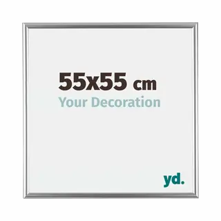 Your Decoration Fotokader 55x55 Cm - Zilver - Kunststof - Bordeaux