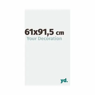 Your Decoration Fotokader 61x91, 5 Cm - Wit Hoogglans - Kunststof - Bordeaux