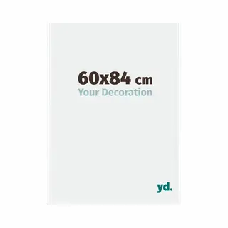 Your Decoration Fotokader 60x84 Cm - Wit Hoogglans - Kunststof - Bordeaux
