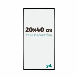 Your Decoration Fotokader 20x40 Cm - Zwart Hoogglans - Kunststof - Evry