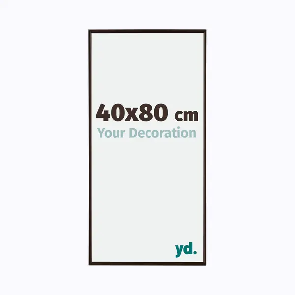 yd. Your Decoration - Bilderrahmen 40x80 Cm - Antrazit - Bilderrahmen Aus Kunststoff Mit Acrylglas - Antireflex - 40x80 Rahmen - Evry thumbnail