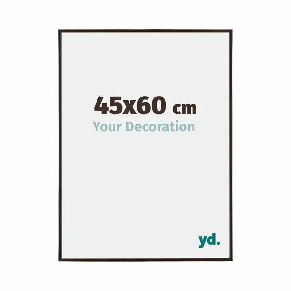 yd. Your Decoration - Picture Frame 45x60 Cm - Anthracite - Decorative Wall Frame In Plastic With Antireflection - Frame 45x60 - Evry thumbnail