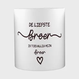 Akyol® Broer Cadeau | Broer Mok Met Opdruk | Broer Cadeau | Broer Mok | Broerdag | Broer Cadeautjes | Broer Cadeau | Broer Cadeautjes Verjaardag |