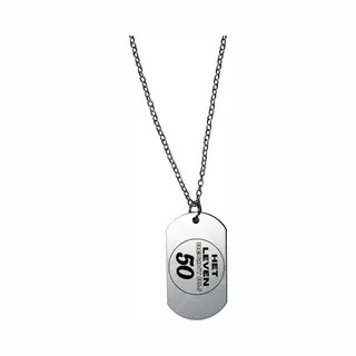 Akyol - 50 Jaar Sarah En Abraham Cadeau Ketting - Hoera 50 Jaar - Papa - Jubileum Man En Vrouw - 50 Jaar Cadeau - Sleutelhanger Cadeau - Jarig -
