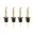 4 Stuks, Goud