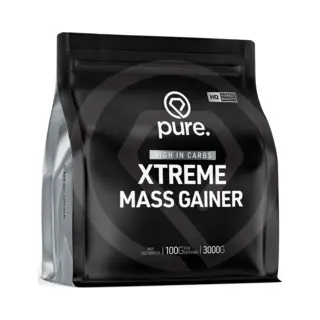 Pure. Xtreme Mass Gainer - Banaan - 3000g - Eiwit - Koolhydraten - Gewichtstoename - Weightgainer