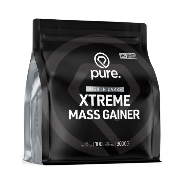 Pure. Xtreme Mass Gainer - Banaan - 3000g - Eiwit - Koolhydraten - Gewichtstoename - Weightgainer thumbnail