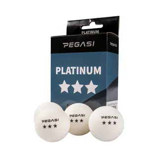 Pegasi 3 Ster Pingpongballen - 6 Stuks - Wit - Geschikt Voor Traning En Wedstrijden