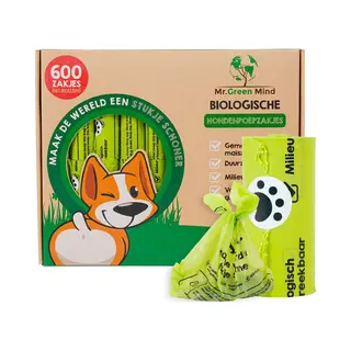 2x Mr. Green Mind Bio Poepzakje 600 Zakken