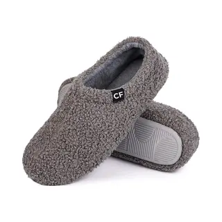 Pantoffels Dames - Sloffen - Maat 40/41 - Grijs - Anti-slip - Comfeet