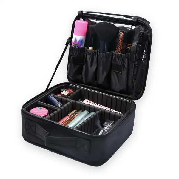 Eagle Home & Lifestyle Eagle Make-up Organizer - Make-up Koffer - Verstelbare Vakken - Beautycase - Multifunctioneel - Make-up Tas - Reisformaat thumbnail