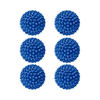 Drogerballen - Wasbollen - 6 Stuks - Siliconen - Sneller Droog - Anti-kreuk