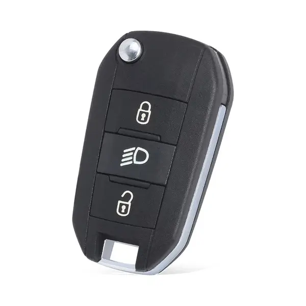 Xeod Autosleutelbehuizing - Sleutelbehuizing Auto - Sleutel - Autosleutel Geschikt Voor, Peugeot - Citroen 3 Knops Smart Sleutel thumbnail
