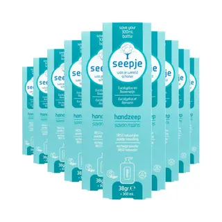 10x Seepje Handzeep Navulling Eucalyptus En Rozemarijn 38 Gr