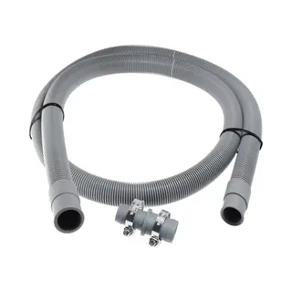 1, 5m Dparts Afvoerslang Verlengset - 19 X 21 Mm - Wasmachine En Vaatwasser Afvoer Slang Verlengen - Afvoer Waterslang Verlengslang - Wasmachineslang