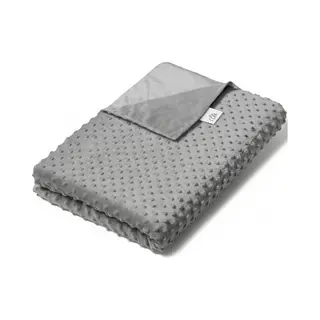 Ella Bettbezug 135x200 Cm Für Gewichtsdecke - Weicher Minky-Fleece-Deckenbezug - Geeignet Für 7 Kg Und 9 Kg Gewichtsdecken