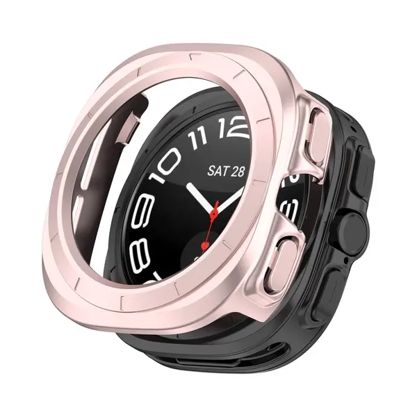 By Qubix Hard Case (open Front) - Rosé Pink - Geschikt Voor Samsung Galaxy Watch Ultra / Ultra 2025 47mm thumbnail