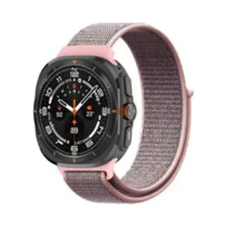 By Qubix Nylon Loop Bandje - Roze - Geschikt Voor Samsung Galaxy Watch Ultra / Ultra 2025 47mm