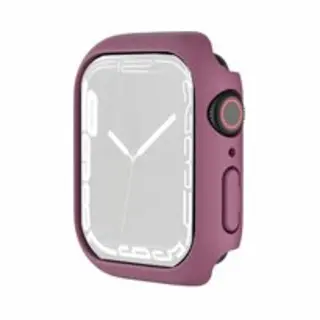 By Qubix Apple Watch 45 Mm Hard Case (open Front) - Wijnrood - Geschikt Voor Apple Watch 45 Mm Hoesje - Screenprotector - Bescherming IWatch -