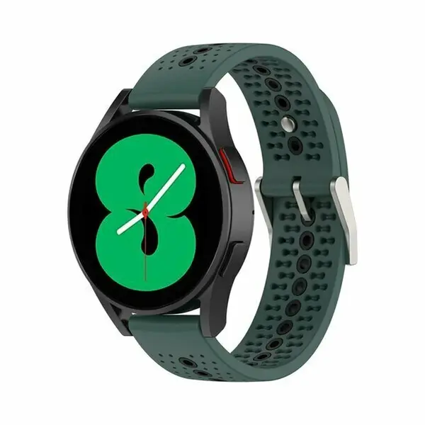 By Qubix - Smartwatch Bandje 22mm - Geschikt Voor Garmin Vivoactive 4 - 4L - Dot Pattern Bandje - Groen - Geschikt Voor Garmin Bandje thumbnail