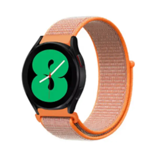By Qubix - Smartwatch Bandje 22mm - Geschikt Voor Garmin Forerunner 970 - 570 (47mm) - 255 - Sport Loop Nylon Bandje - Oranje - Geschikt Voor Garmin thumbnail