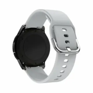 By Qubix - Smartwatch Bandje 22mm - Geschikt Voor Garmin Forerunner 970 - 570 (47mm) - 255 - Siliconen Sportband - Grijs - Geschikt Voor Garmin Bandje