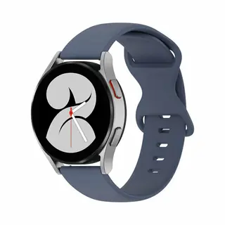 By Qubix - Smartwatch Bandje 22mm - Geschikt Voor Garmin Venu 2 / Garmin Venu 3 - Solid Color Sportband - Blauw - Geschikt Voor Garmin Bandje
